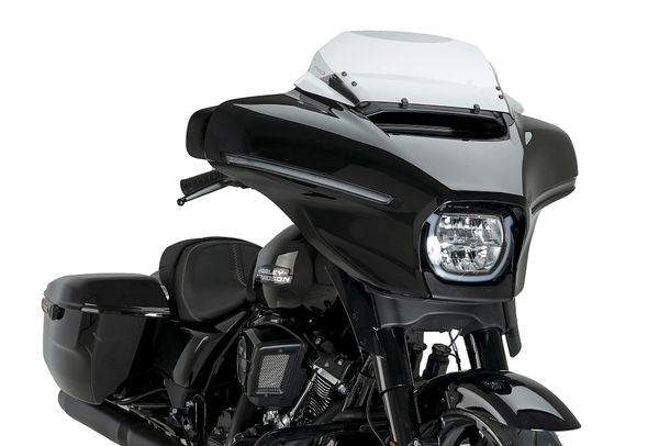 Windschild Puig High-Road Sport 220 x 600 mm mit ABE für Harley Davidson CVO Street Glide Flhxse, Street Glide Flhx Bj. 2023 - 2026