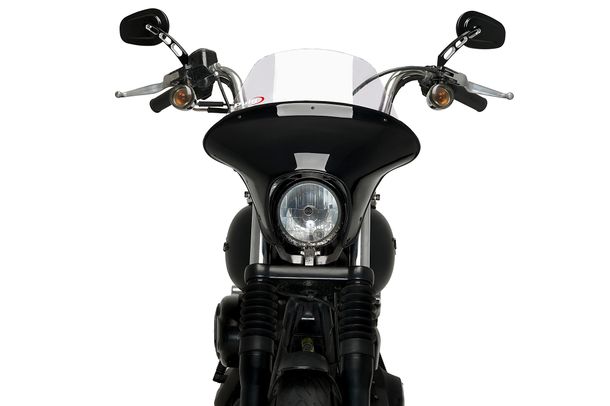 Windschild Puig Batwing SML Touring mit ABE für Harley Davidson Dyna Street BOB FXDB-I Bj. 2006 - 2017