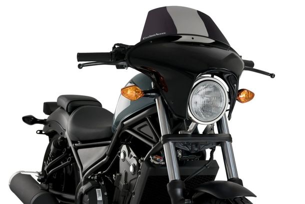 Windschild Puig Batwing SML Touring mit ABE für Honda CMX 500 Rebel Bj. 2017 - 2019