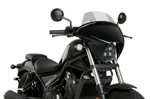 Windschild Puig Batwing SML Touring mit ABE für Honda CMX 500 Rebel, CMX 500 Rebel SE Bj. 2020 - 2025