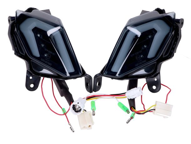 Blinker Set Naraku hinten smoked für Yamaha T-Max 530 2012-2016