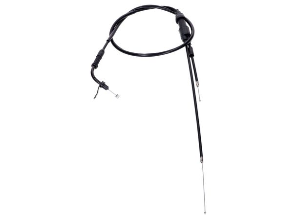 Gaszug Naraku PTFE für Rieju RR, Spike 03-04 Euro 1 (schwarze Gabelschützer)