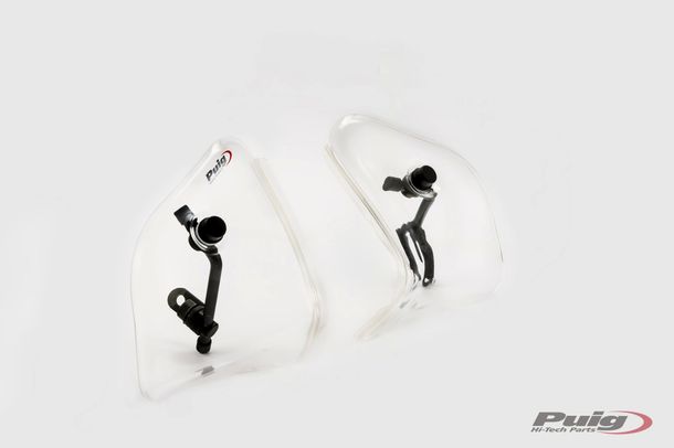 Puig windshield hand protectors for T.X. and T.S. for SYM Symphony SR 50, Honda Passion 125i PES125, Piaggio Liberty 50, Aprilia Sportcity Cube 125, Kymco Agility 50 City 4T, Keeway, Peugeot V-CLIC 50