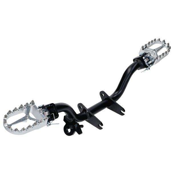 Fußrastenträger Schmitt klappbare Fußrasten silber für Simson S50, S51, S53, S70, S83
