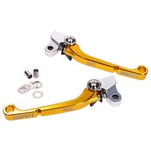 Bremshebel Kupplungshebel Set Schmitt Handanker CNC Aluminium silber-gold für Simson S50, S51, S53, KR51/2, SR50, SR80