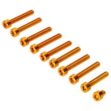 Motordeckelschrauben Satz Schmitt gold für Simson S50, S51, S70, S53, S83 Enduro