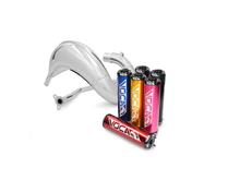 Auspuff Voca Cross chrom 50/70ccm für Rieju MRT50