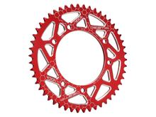 Kettenrad Voca CNC 50 Zähne 420 rot für Derbi Senda, Rieju MRT, Peugeot XP6