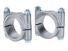 Pont de serrage garde-boue Venandi avant aluminium (naturel) pour Simson S50, S51, S70