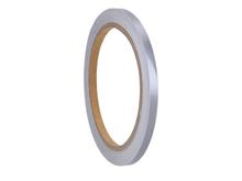Pegatinas para el borde de la llanta / cintas decorativas plateadas 5mm - 10m