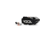 Pinça de freio de 4 pistões Voca Racing G-Force Pro 25mm preto