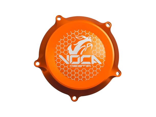 Kupplungsdeckel Abdeckung Voca CNC orange für Minarelli AM6