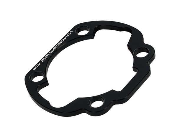Spacer / Distanzplatte Zylinderfuß Voca CNC 50ccm 4mm für Derbi