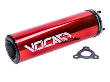 Endschalldämpfer Voca Racing 60x200mm rot 50-80ccm für D50B0, EBE050, EBS050, AM6