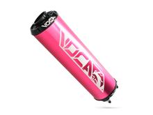 Endschalldämpfer VOCA Alu pink - CNC Endkappe schwarz