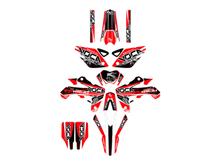 Decor / Sticker Kit Voca Bestia rood voor Rieju MRT 50