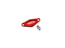 Starter closure cover Voca Racing CNC red for Minarelli horizontal