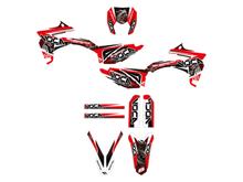 Dekor / Sticker Kit Voca Bestia rot für Sherco 50