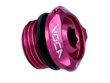Öleinfüllschraube VOCA V2 CNC pink für Derbi EBE, EBS, D50B