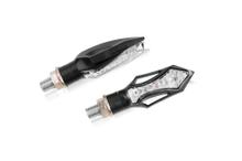 Kryt blinkrů Puig 150 x 185 mm - černý pro Yamaha MT-125, Kawasaki Versys 650, Honda CB300R NEO Sports Cafe, Suzuki SV650, Ducati Panigale V4, KTM 1290 Superduke R, BMW R1200R, Triumph Street Triple 765 R