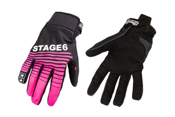 Handschuhe Stage6 Motorrad Street Pure Rose / Schwarz L