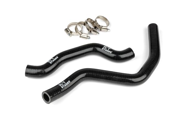 Kühlerschlauch Set Stage6 R/T schwarz für Fantic / Vent