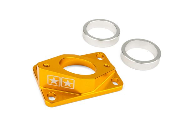 Ansaugstutzen Stage6 AM6 / gelb für Derbi High Flow MK2 34mm