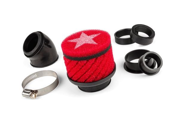 Racingluftfilter Stage6 AW 28 50mm rot