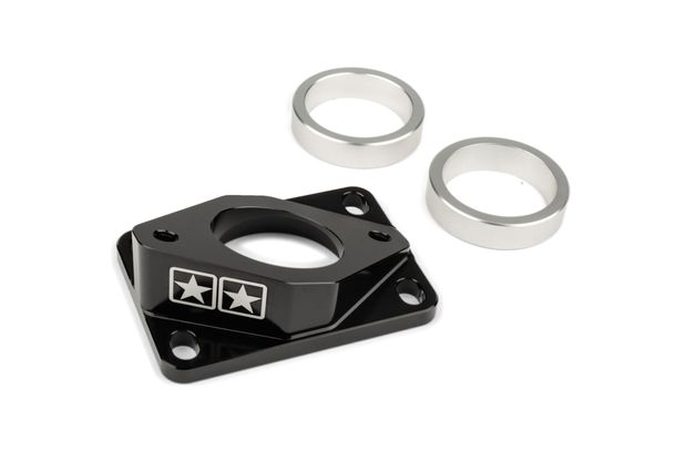 Ansaugstutzen Stage6 AM6 / schwarz für Derbi High Flow MK2 34mm