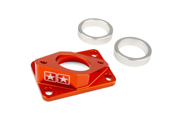 Ansaugstutzen Stage6 AM6 / orange für Derbi High Flow MK2 34mm