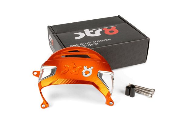 Kupplungsdeckelschutz STR8 AM6 Alu CNC Orange