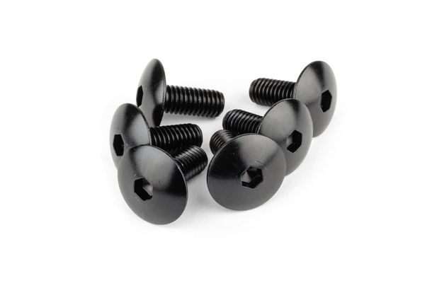 Verkleidungsschrauben STR8 Alu M6x15 schwarz (x6)