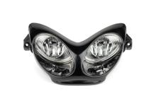 Phare STR8 double optique noir pour Yamaha Aerox CAR-GLAS