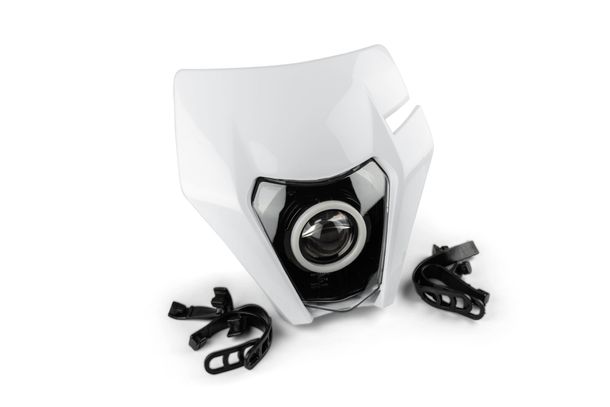 STR8 Lichtmaske Angel Eye mit RGB Ring weiß für KTM EXC