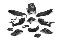 Bekledingsset STR8 15 delen matzwart voor Gilera Runner tot 2005