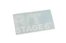 Aufkleber Stage6 R/T Stripes 70x35mm Weiss