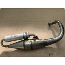 B-Ware, Auspuffanlage komplett LeoVince HAND MADE TT mit Zulassung, Aluminium für Peugeot Speedfight 50 / X-Fight 50 KAT LC