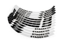 Felgenrandaufkleber Stage6 10"