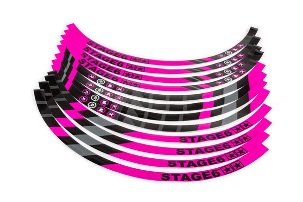 Felgenrandaufkleber Set Stage6 Roller 13"