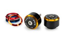Handlebar end weights Puig Black 98 x 53 mm for Honda MSX125 Grom, Forza 125, Scoopy SH350i, Forza 350 Yr. 2021 - 2026