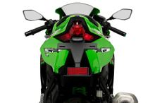 Kennzeichenhalter Puig Schwarz für Kawasaki ZX-4R Ninja, ZX-4RR Bj. 2024 - 2026