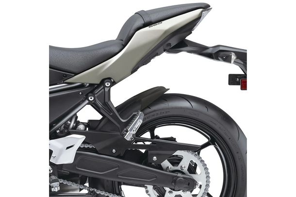 Kotflügelverlängerung Puig Mattschwarz für Kawasaki Ninja 650, Z650, Z650RS Bj. 2017 - 2026