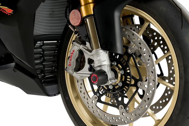 Gabelprotektor PHB19 Puig Schwarz für Aprilia RSV4, RSV4 Factory Bj. 2021 - 2024