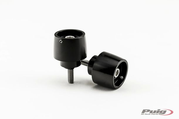 Thruster Lenkerenden Puig Schwarz 6.3 x 5.4 mm für Honda CBR500R, CB500X, CB500F, CB300R NEO Sports Cafe, CBR650R Bj. 2013 - 2026