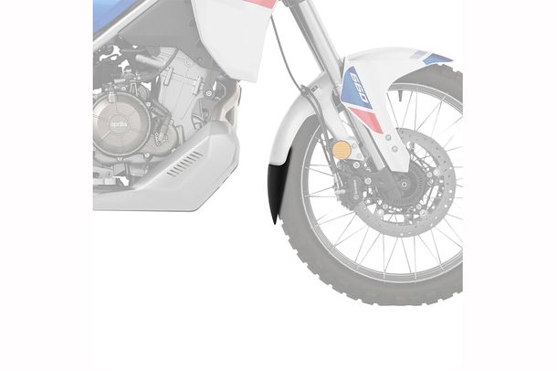 Extensão do guarda-lamas dianteiro Puig Preto para Aprilia Tuareg 660, 660 Rally Ano 2022 - 2026