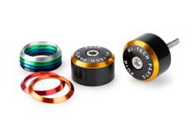 Bilancieri estremità manubrio Puig Neri 98 x 53 mm per Suzuki GSX-R600, Yamaha X-MAX 125, Honda Monkey 125