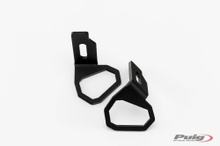 Turn signal mounts license plate holder Puig Black for Suzuki