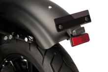 License plate holder Puig Black for Harley Davidson Sportster 883 Iron XL883N, Softail Street BOB Fxbb Year 2009 - 2026