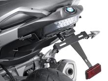 Kennzeichenhalter Puig Schwarz für BMW C650 Sport, C600 Bj. 2012 - 2023