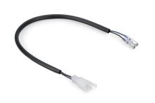 Plug&Play-Kabelsatz für Kennzeichenbeleuchtung Kennzeichenhalter Puig Schwarz 100 x 170 mm für Kawasaki, Yamaha, Zontes, Kymco